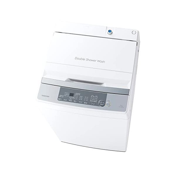 他サイト： TOSHIBA東芝 全自動洗濯機 7kg AW-700Z2W ボディ幅51.5cm ステンレス槽 槽洗浄・槽乾燥 縦型 静音 部屋干し 保護カバーの商品画像
