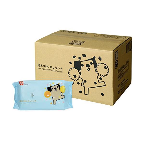 他サイト： 純水99% おしりふき ポチ 80枚入×20個 1600枚の商品画像