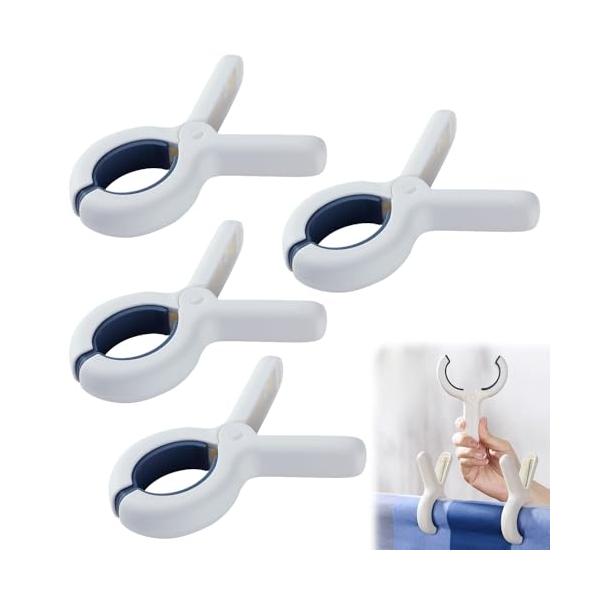 ユーティリティother/大/RU6・Size:大・製品規格：4つの青色の大きいサイズ・製品サイズ：大サイズ13.5*10 cm。・良質な材質：強靭なPPプラスチックで作られ、日常使用でより強固になっている。上質なスプリングは強靭性があり、...