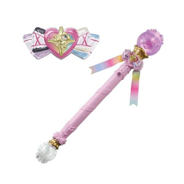 キラッキランリボンバトン/-/-・Color:キラッキランリボンバトン・パッケージ個数:1・（C）ABC−A・東映アニメーション・［カテゴリー］キミとアイドルプリキュア・［使用電池］単4 × 3（別売）・［対象年齢］3才〜