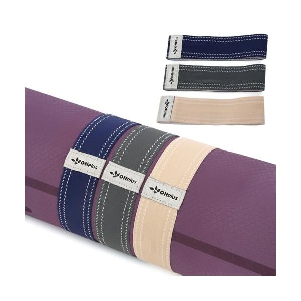 クラシック3色セット/約4cm×15cm/-・Color:3色セット・ヨガマットバッグの代用品として マットをさっと丸めたら、バンドでさっと留めて、持ち運びにも便利・機能的でコスパ最強アイテム 1枚に1つでも十分フィット、設計サイズ＆こだわ...