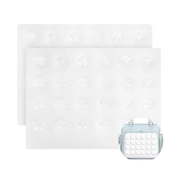 -/-/MRDE1880・素材PP梨地クリア 0.6mm・DIY可能自由にバッジの配置をアレンジでき、痛バッグの装飾に最適です・適用サイズA4サイズの痛バッグに推奨し、54-58mmバッジに適用し、最大24個のバッジを取り付け可能・サイズ2...