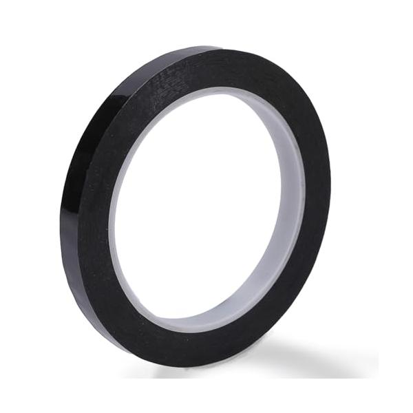 黒/-/-・Color:黒・サイズ幅1cm × 長さ66m 重さ 49g 材質 PVC 色 黒・耐水性に優れた幅1cmのラインテープ（カッティングシート）です。・車やバイク等のドレスアップに適しています。・ホワイトボード、黒板、壁面等に間仕...