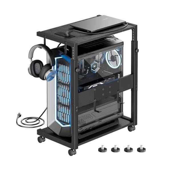 -/48.8cm x 29.2cm x 58.5-72cm/-・パッケージ個数:1・商品詳細:外寸：48.8（長さ）×29.2（幅）×58.5-71.9（高さ）cm、耐荷重：上段27.22kg、下段36.3kgトップの重量が増すと、その耐荷...