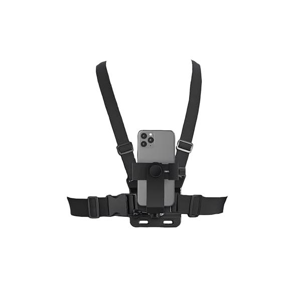肩掛け（ショルダー）タイプブラック/-/-・Style:肩掛け（ショルダー）タイプ・多機能設計: スマートフォンを胸部に固定できるチェストマウントハーネス。料理撮影や手元撮影に最適・調整可能: 体型に合わせて自由に調整可能。快適な装着感を実...