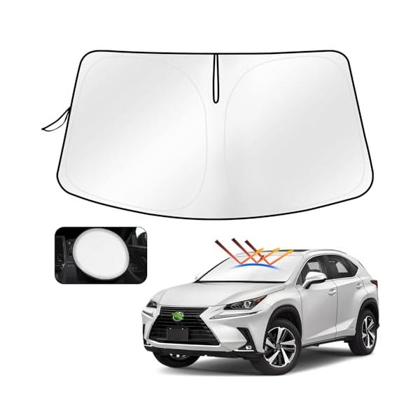 Cartist レクサス NX NX300h AZ10 フロントガラス サンシェード サンセット サンフィア サンライン シェードカーテン マル