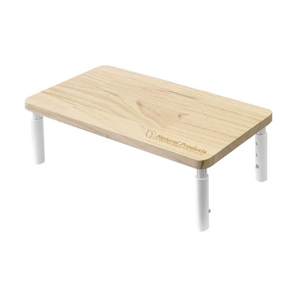 Mナチュラル/Medium/30879・Style:M・パッケージ個数:1・サイズ約:W395×D195×H120〜160mm・素材・材質:天然木、ポリプロピレン、スチール、合成ゴム