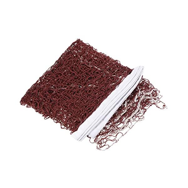 レッド/310 x 76 cm/-・素材：ポリプロピレン; 全体サイズ：310 x 76 cmL*W; ; カラー：レッド; パッケージコンテンツ：1 x バドミントン交換ネット・利点：1. ネットはポリプロピレン材料で作られており、柔らか...