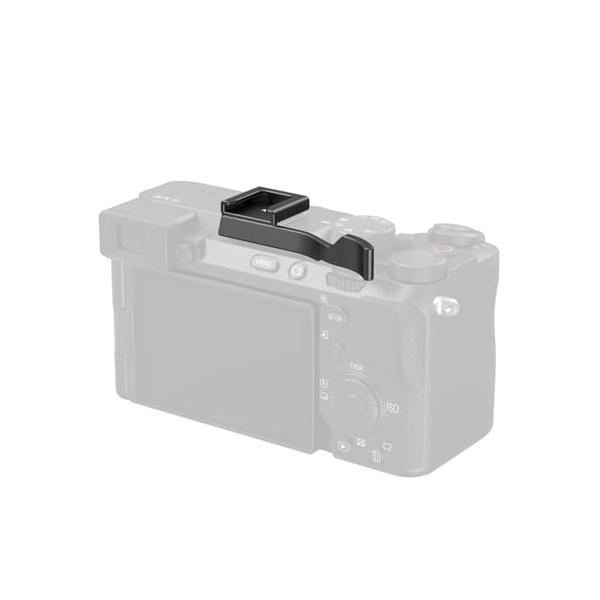 SmallRig ソニー対応α7C II用/ α7CR用/ α7C用 サムグリップ サムレスト コールドシュー付き 軽量（ブラック） 4820