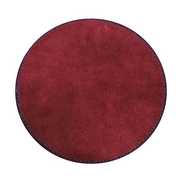 シンプルエンジ/ワンサイズ/-・Color:エンジ・シャミーの交換ができるレザークロス用の交換シャミーです。マジックテープで交換できます（手を入れるポケット側の革は付いておりません）・天然の牛革を使用しております。手縫いですので丈夫にできて...