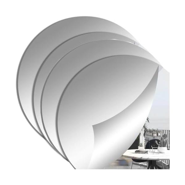 シンプルシルバー/30cm/POPOYEE・Size:30cm・パッケージ個数:1・変形しにくい最高の鮮明度を実現します。表面の凹凸のある場所に設置しても変形しにくい・取り付け簡単シールをはがして凸凹のない平らな壁に貼り付けるだけなので、壁...