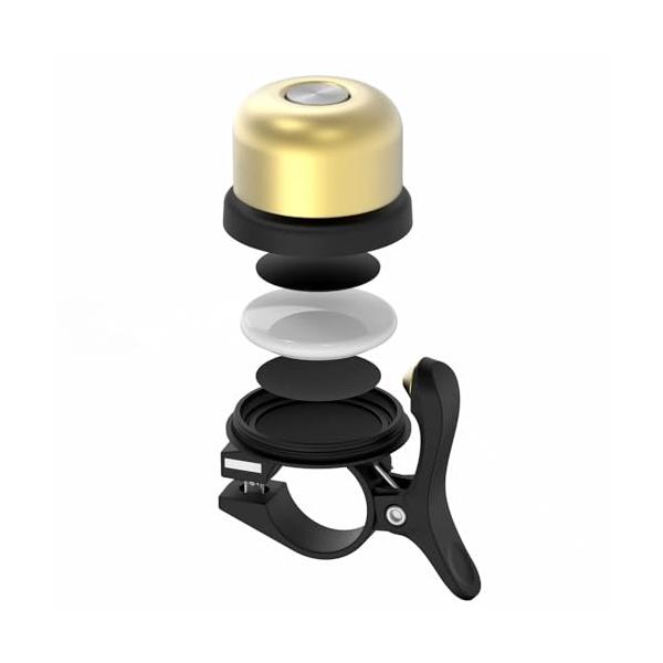 ゴールド/ワンサイズ/-・Color:ゴールド・Airタグ対応ホルダーベル内部にAirタグを収納するホルダーを装備。見た目はスッキリとしており、Airタグの存在を他人に気付かせません・Airタグは付属しません本製品はAirタグ対応のサイクル...