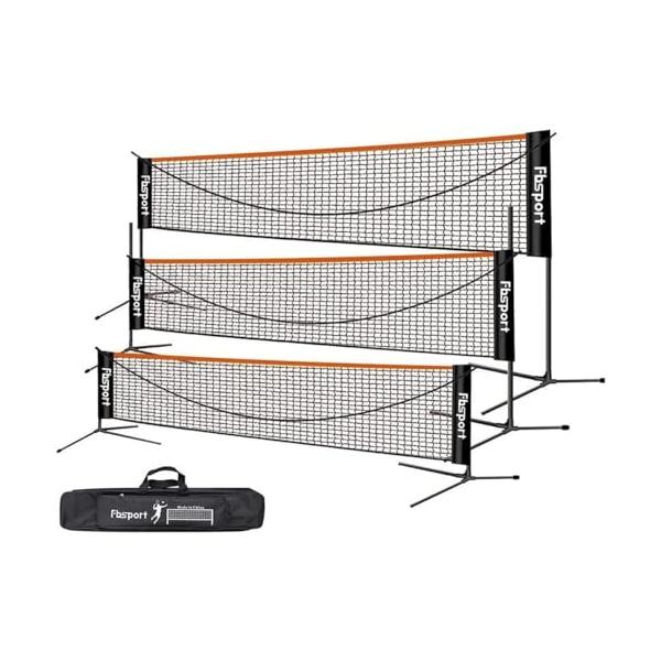 ブラック/幅：310cm/3段式（幅：310cm）・Size:幅：310cm・??3階段高さ調節可能、0.75m / 1.25m / 1.55m エンターテインメントテニス/子供向けエンターテインメント/ 標準高さ，さまざまなグループの人々...