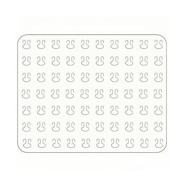 A354-58mmのバッジを70個装着可能/-/-・パッケージ個数:1・for zakkamart A3フリルデザイン痛バッグ用トートバッグ5周年ver に使用可能。・1枚 痛バッグシートA3サイズ40.5cm×32cm・54-58mmの缶...