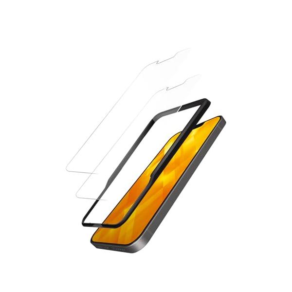 他サイト： エレコム iPhone 16e / 14 / 13 / 13 Pro 強化 硬度10H 指紋防止 自己吸着で貼りやすい エアーレス 飛散防止設計の商品画像