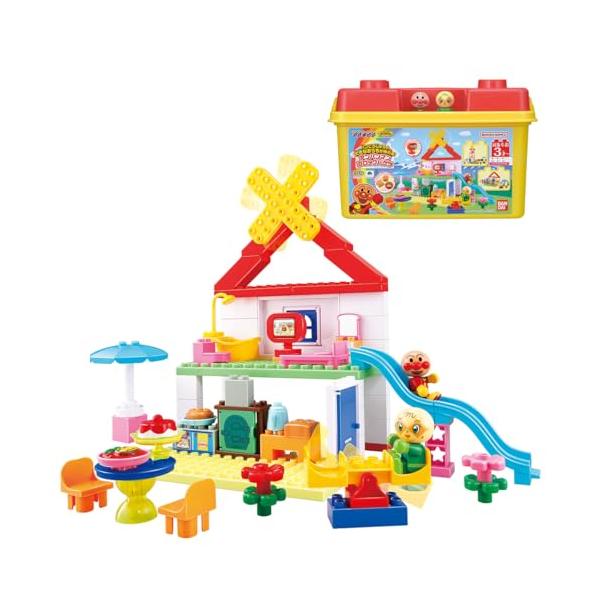 2025年発売パンこうじょうと大きなおうちが作れる アンパンマンブロックバケツ・Style:2025年発売パンこうじょうと大きなおうちが作れる アンパンマンブロックバケツ・（C）やなせたかし/フレーベル館・TMS・NTV・［カテゴリー］ブロ...