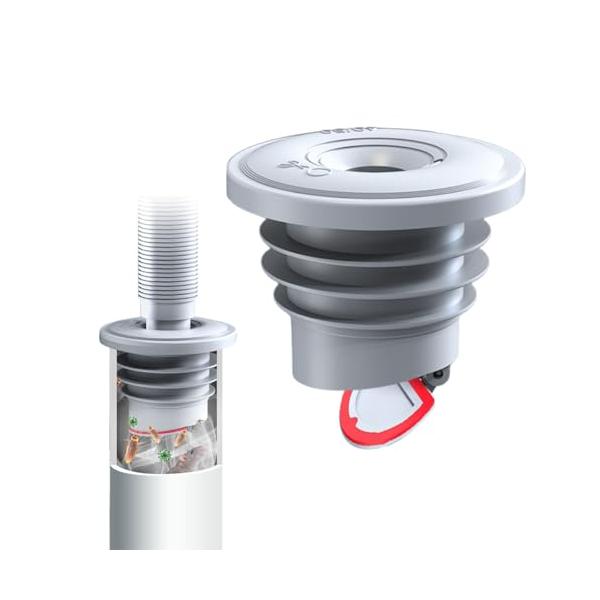 グレー/40〜50本/CYN128・Size:40〜50本・1.サイズ当社の防臭シールは、内径40mm?50mmのパイプに適しています。さまざまなタイプの排水管と互換性があり、家庭や商業施設の排水システムに広く対応します。これにより、排水問...