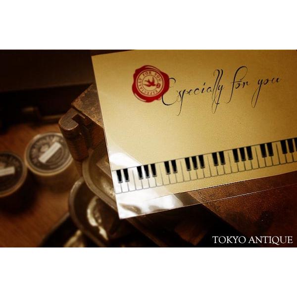 東京アンティーク ピアノの鍵盤 スタンプ はんこ 人気特価激安