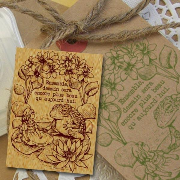 東京アンティーク 水辺の親指姫 童話スタンプ はんこ 554oy M 東京アンティーク 通販 Yahoo ショッピング