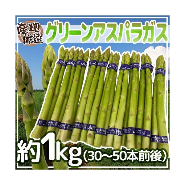 [Release date: March 30, 2026]【送料無料】独特のシャキっと食感と、ふくよかな香りが魅力のグリーンアスパラガス！ホワイトアスパラガスよりも、栄養価が高い！柔らかい旬の産地のアスパラガスをお届けします♪/1キロ/爆買