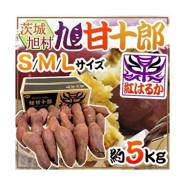 茨城県 旭村 熟成高糖度さつまいも ”旭甘十郎 紅はるか” S/M/L 茨城県 旭村 熟成高糖度さつまいも ”旭甘十郎 紅はるか” S/M/L