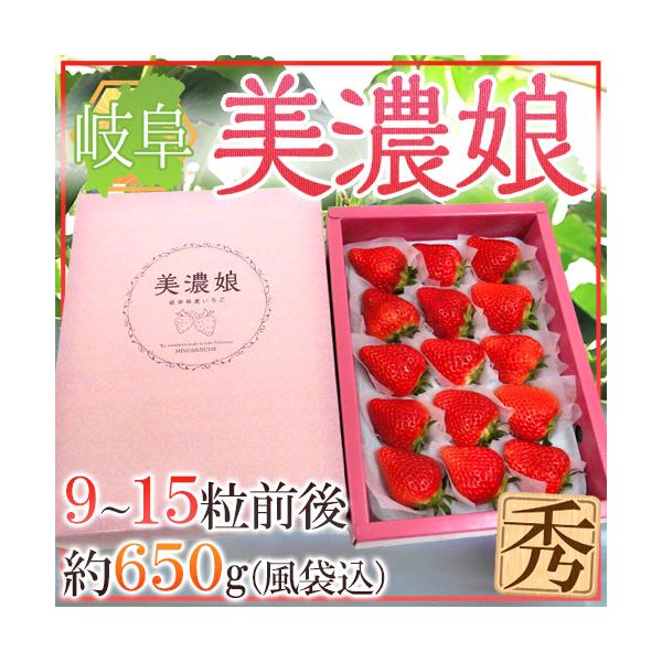 [Release date: January 25, 2026]【送料無料】「濃姫」「とよのか」「宝交早生」「女峰」の血を継ぐ岐阜県自慢のサラブレッド新品種「美濃娘いちご」みっしりと締まった果肉は甘さバッチリの万人受けする味わい♪後味スッキ...