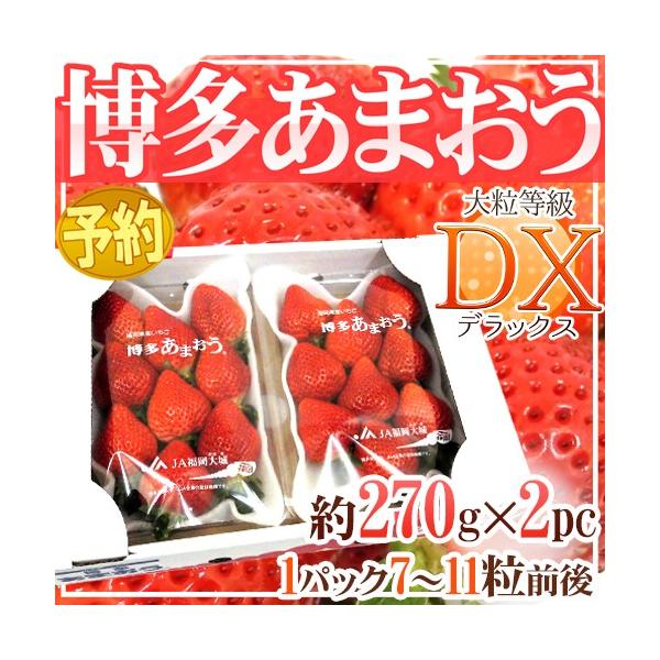 福岡産 博多 ”あまおういちご” 等級DX(デラックス) 1箱 2 福岡産 博多 ”あまおういちご” 等級DX(デラックス) 1箱 2