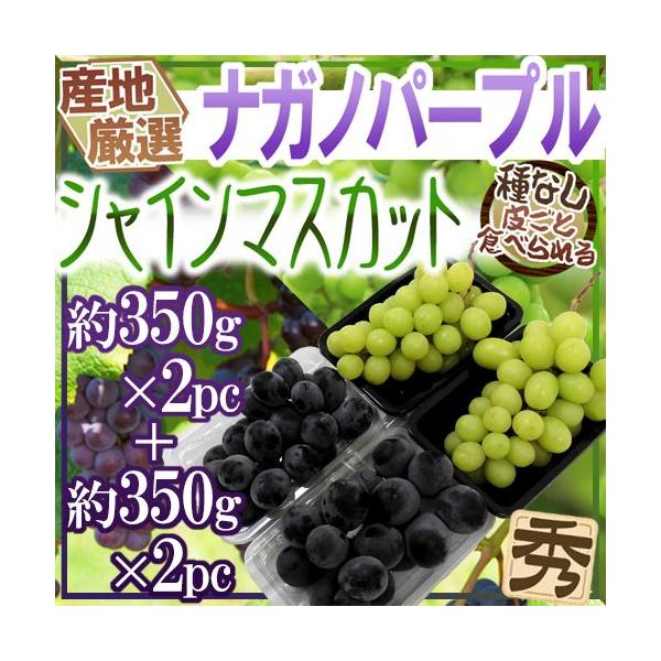 21日発送ちゅーりっぷシャインマスカット1房ナガノパープル2房1845g 21日発送ちゅーりっぷ様専用シャインマスカット1房ナガノ