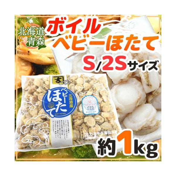 【送料無料】北の海でスクスク育った国産ボイルほたて！食べられないところを除いてあるからそのまま使える便利食材♪海の旨みたっぷり！ちっちゃなベビーホタテです♪ほたて貝/帆立貝/ホタテ貝/ボイルホタテ/ボイルほたて/茹でほたて/生食用/国産ホタ...