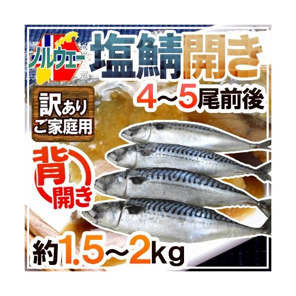 ノルウェー ”塩鯖開き” 訳あり 4〜5尾前後 約1.5〜2kg 背開き 塩サバ 送料無料 :4022144-ssaba-sh2kgw:くらし快援隊 - 通販 - Yahoo!ショッピング ノルウェー ”塩鯖開き” 訳あり 4〜5尾前後 約1.5〜2kg 背開き 塩サバ 送料無料 :4022144-ssaba-sh2kgw:くらし快援隊 - 通販 - Yahoo!ショッピング