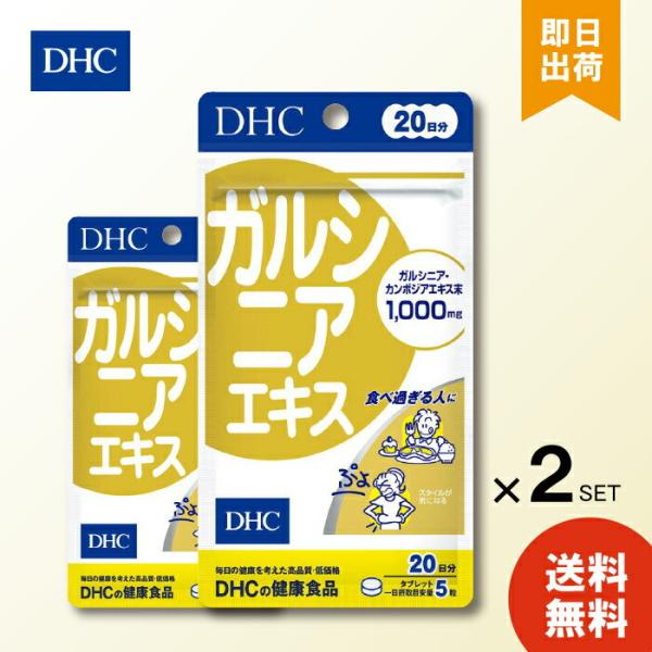 DHC ガルシニアエキス サプリメント 健康食品 20日分 2個セット ダイエット ビタミンB群