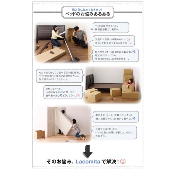 セミダブル ２杯引出付 ボルトレス 送料無料 ベッド ゴン太 はめ込むだけで完成 ボンネルコイルマットレス付 組立簡単 ベッド 棚付 コンセント付 圧縮ロール Tm354hsdrbc くらし百科 ベッド 組立簡単