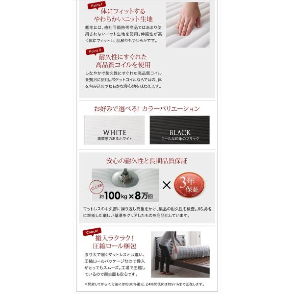 ネット限定短納期 送料無料 モダンデザイン フロアベッド ダブル ポケットコイルマットレス付 棚付 コンセント付 ロータイプ 枕元スッキリベット 卸し売り購入