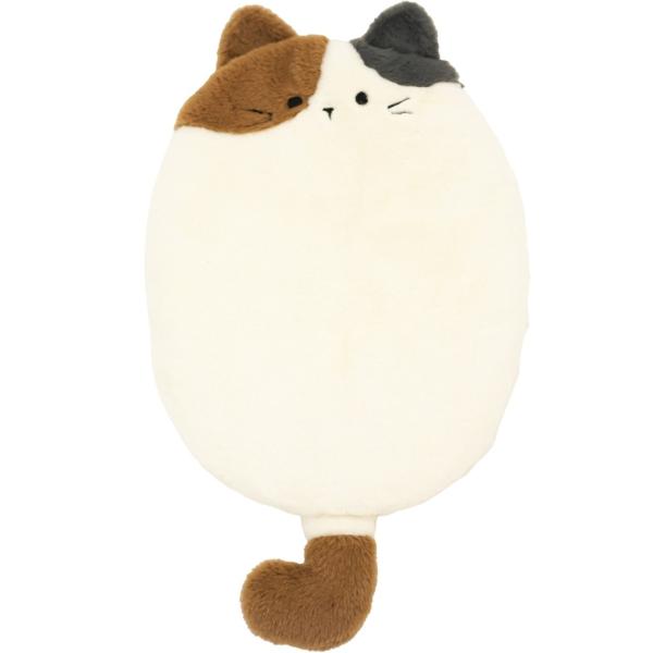 【かわいいネコのデザインが特徴の湯たんぽカバーです。】【ふわふわの生地と湯たんぽの温もりが癒してくれます。】【ジッパー式なので簡単に出し入れすることができます。】