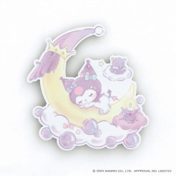 【寝ているクロミのデザインが可愛いウォールライトです】【夜のちょっとした間接照明としてお使いいただけます】【昼間はかわいいインテリアとして、お部屋を彩ります】