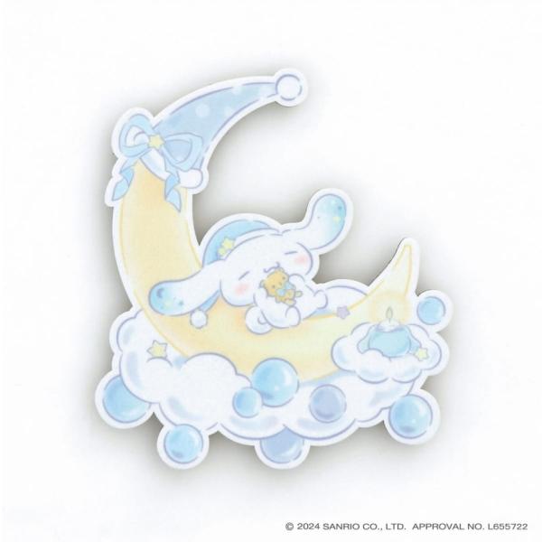 【シナモロールデザインのかわいいウォールライトです。】【夜のちょっとした間接照明としてお使いいただけます。】【昼間はかわいいインテリアとして、お部屋を彩ります。】