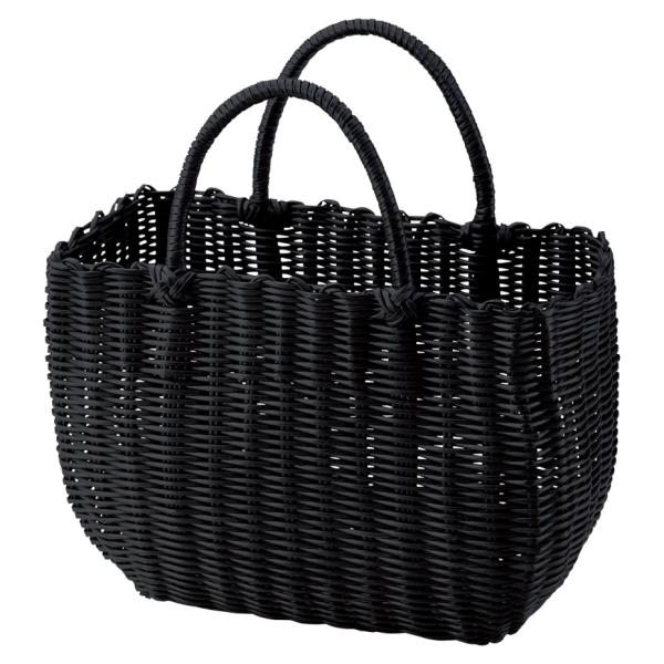 ブラック　かごバッグ 早い者勝ち 30cm ZUCCa / EMBOSSバッグ / バッグ(F black(26)): ZUCCa| A-net