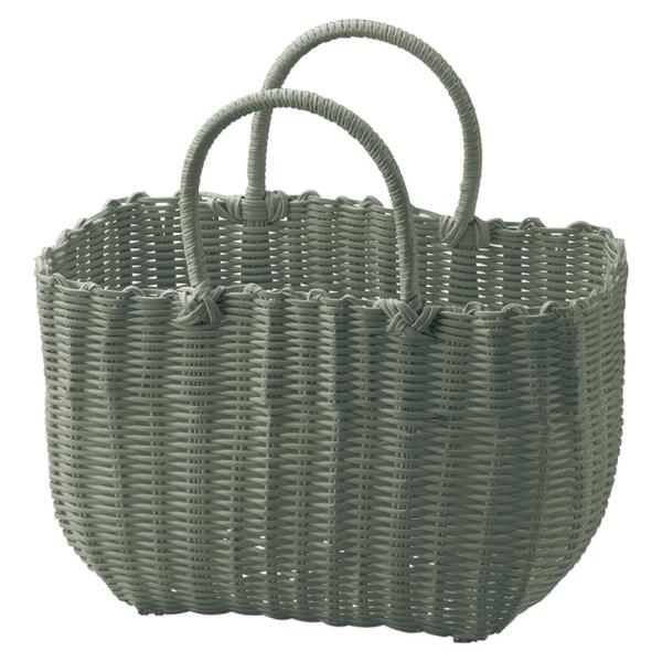 グリーン かごバッグ カゴバッグ パサールバッグ Mサイズ グリーン | jalanjalanwww