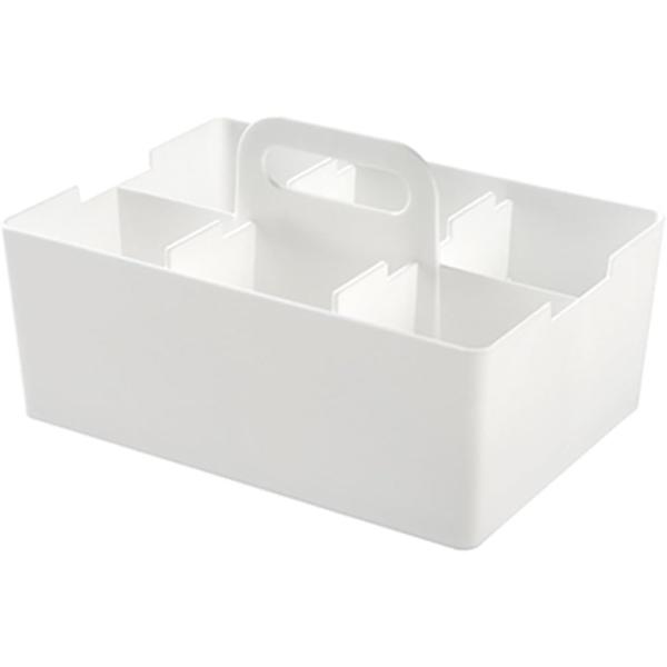 他サイト： JEJ デスクトート ホワイト デスクオーガナイザー （幅26×奥行18.8×高さ14.5cm）の商品画像