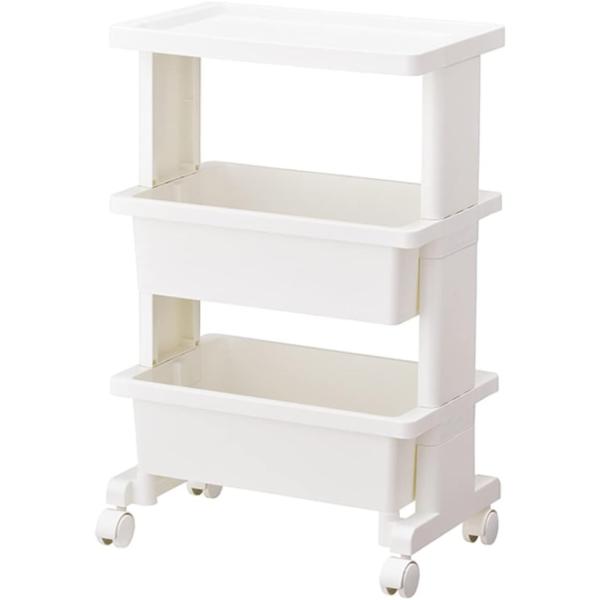 商品ページに表示されている送料ですが、まとめ買い、別な商品との買い合わせの場合でも、追加送料がかかることはございません。【デスク下に収まるサイズのキャスター付きワゴンです。】【書類や文房具、バッグ等をひとまとめに収納できます。】【キャスター...