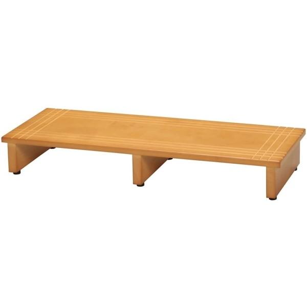 【玄関の段差を軽減　昇り降りをサポートします】【素足でも足あたりのよい天然木ラバーウッド素材を使用しています】