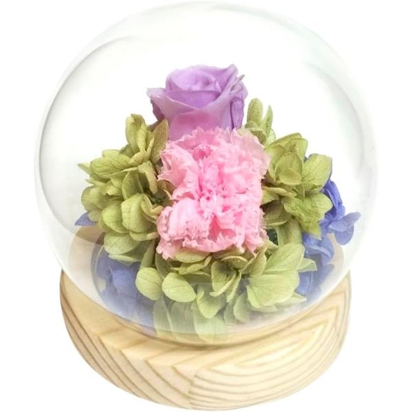 【本物の生花を鮮やかな色彩のまま加工したものです。】【水やりが不要でお手入れの手間がかからないお花です。】【見た目に高級感があるだけでなく保護性能も高いです。】