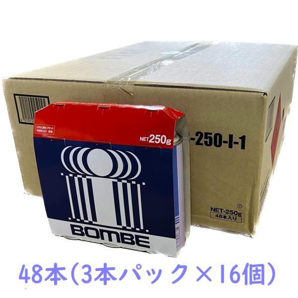 アイシステムネットワーク アイボンベ PB-250-I 48本セット (3本 アイシステムネットワーク アイボンベ PB-250-I 48本セット (3本