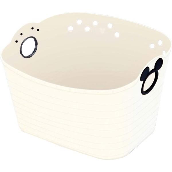 錦化成 やわらかバケツ Sq43 ミッキーマウス ホワイト 幅51 奥行38 高さ34cm 容量27l くらし壱番館 通販 Yahoo ショッピング