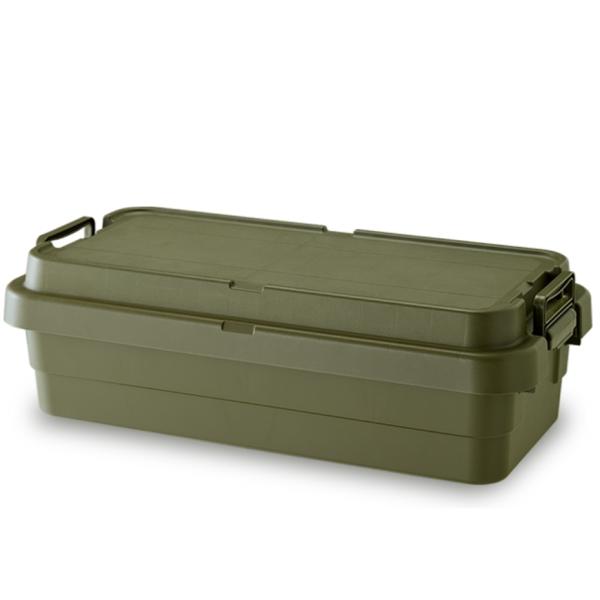 【よくかみ合うので、よりスタッキングしやすいです。】【耐荷重100kgなので、椅子としても使用できます。】【収納用品として暮らしの様々な場面で活用できます。】【ロック機能付きの取手は握りやすく、持ち運びもラクラクです。】【車のトランクなどの...