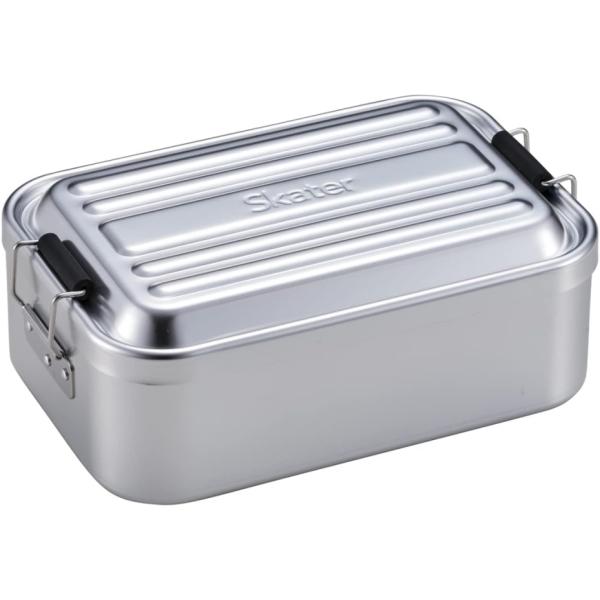他サイト： Skater スケーター AFTD12 深型アルミランチボックス ベーシック 1200ml ふわっと盛れる アルミ製 シルバー シンプル メンズ  大容量 ビジネスの商品画像