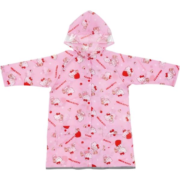 Skater スケーター RACO1M リュックが背負えるレインコート ハローキティ サンリオ かわいい 女の子 女子 幼児 小学生 雨具 カッパ（ポスト投函ネコポス）