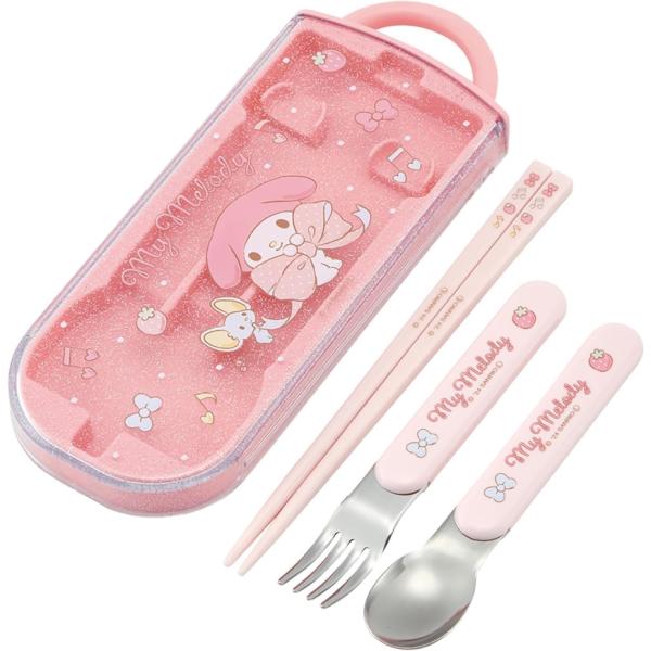 子供用箸スプーンフォーク3点セット銀イオンAG+抗菌トリオセットで清潔！衝撃に強く丈夫な構造なので、安心して使えます。