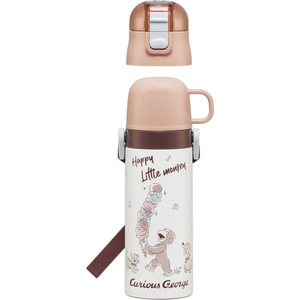 直飲みもコップ飲みも両方できる２WAYボトル真空二重構造で保冷力・保温力UP熱い飲み物はコップ飲みがおすすめ！お子様に安全。