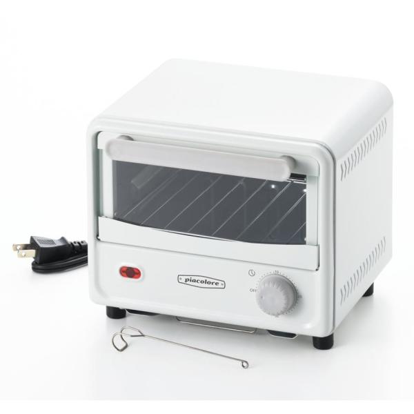 【角型食パン1枚が焼けるサイズ。】【コンパクトサイズで、置きやすく場所に困らない。】【オーソドックスなホワイトカラー。】